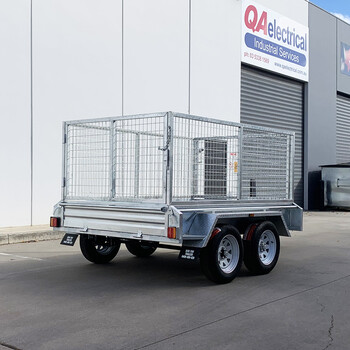 SEPTEMBER SPECIAL Tandem Trailer  8x5 24m x 15m 2000kg With 600mm cage